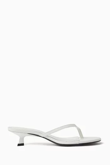 حذاء مفتوح كارولين بكعب 45 مم جلد