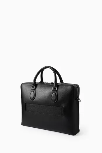 Capitol Briefcase in Grained Leather