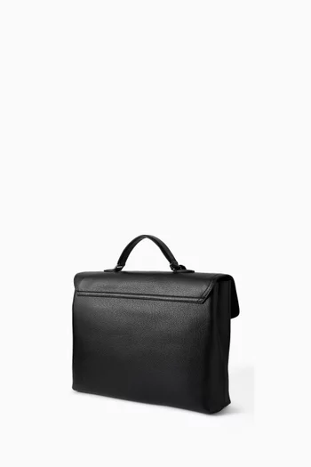 Capitol Briefcase in Grained Leather
