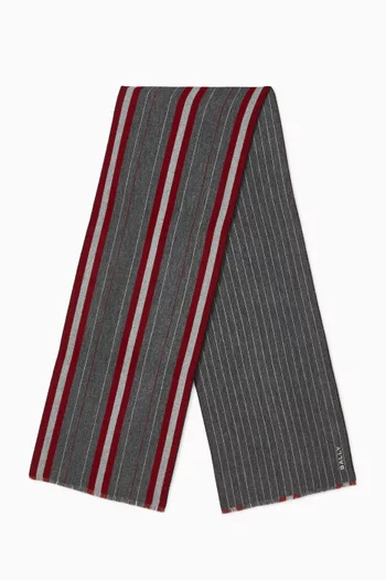 Stripe Scarf in Merino-wool