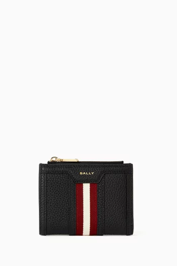 Code Compact Wallet in Leather