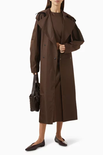 Paper Taffeta Relaxed Trench