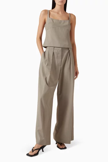 Pleat Loop Pants