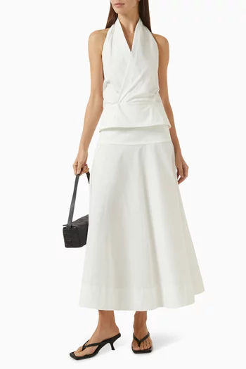 Circle Hem Skirt in Cotton