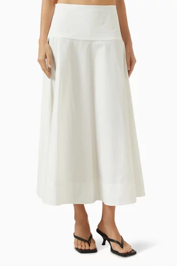 Circle Hem Skirt in Cotton