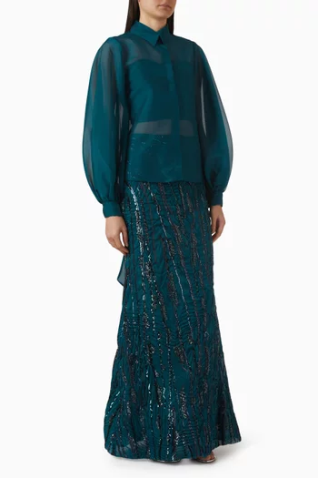 فستان سهرة لياندرا