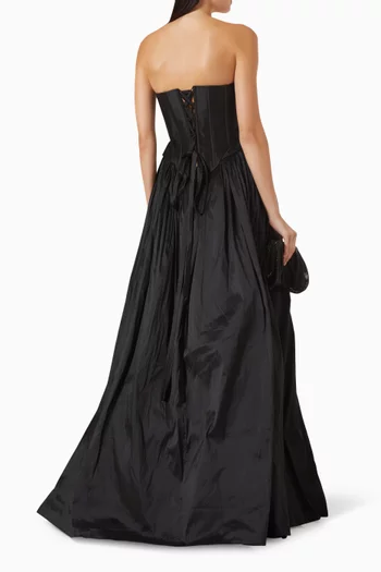 Solvi Corset Gown in Taffeta