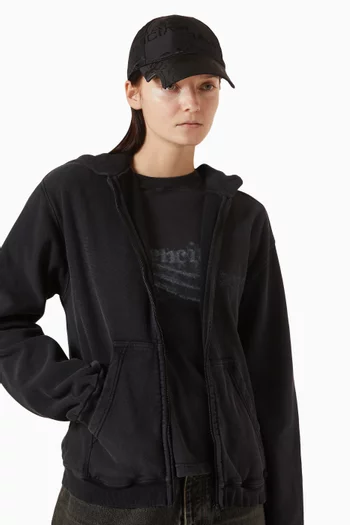 Messy Cap in Technical Jacquard