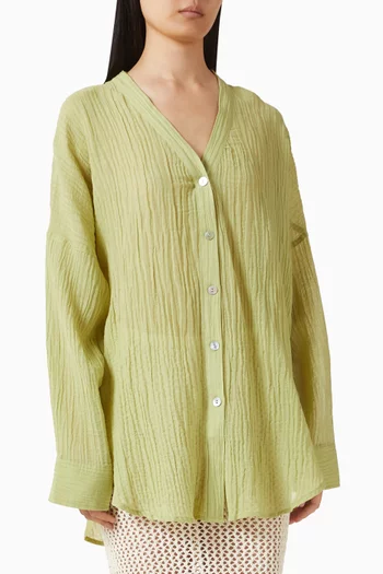 Barcelona Oversized Tunic in Linen