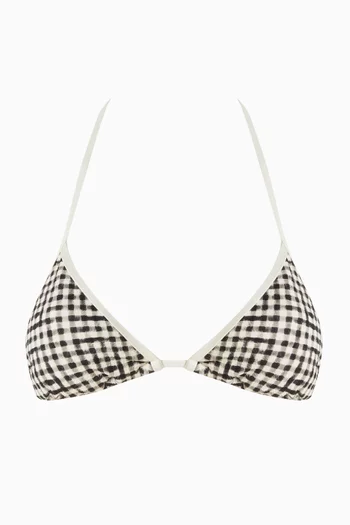 Palma Colour-block Bikini Top
