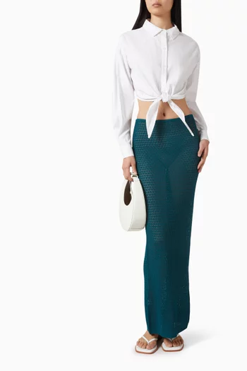 La Jolla Tie-up Shirt in Cotton