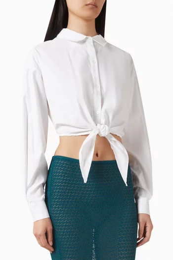 La Jolla Tie-up Shirt in Cotton