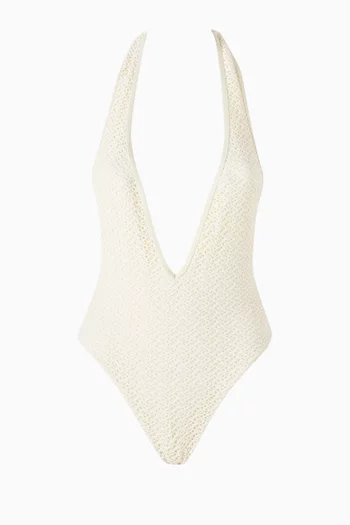 Cyprus Crochet One-piece Swimsuit