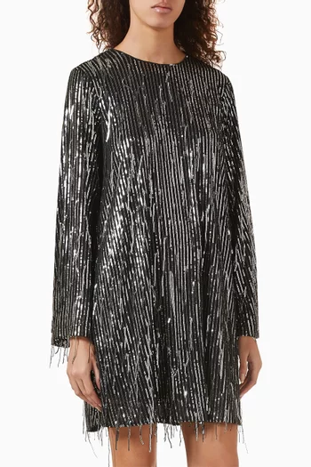 Yaslantra Sequin-embellished Dress