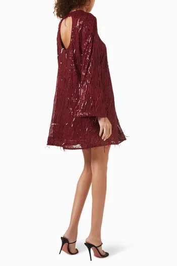 Yaslantra Sequin-embellished Dress