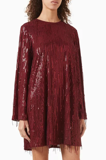 Yaslantra Sequin-embellished Dress