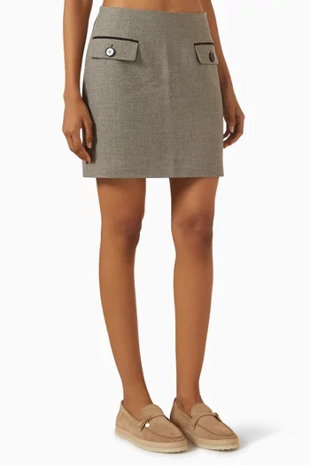 Yassavanna Printed Skirt in Viscose