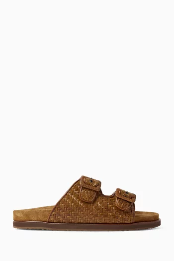 Simon Double-buckle Sandals