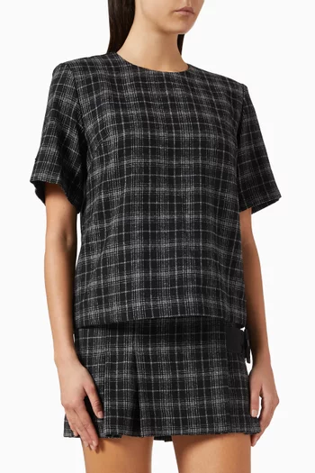 Aleta Check Dress