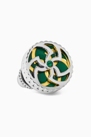 Trinity Rotating Pin in Palladium-plated Metal