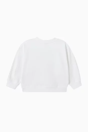 Graphic Sweatshirt in Cotton