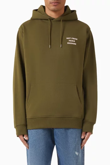 Le Slogan Hoodie in Cotton