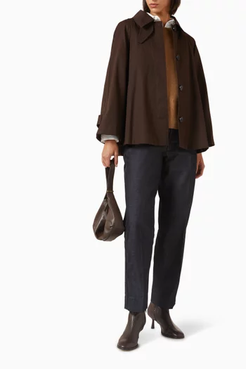 A-line Trench Coat