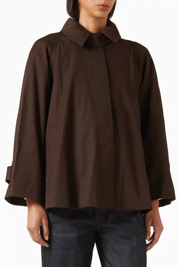 A-line Trench Coat
