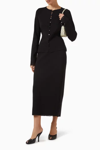 Midi Knit Skirt