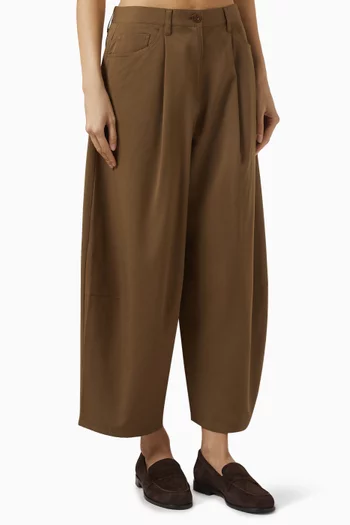 Wide-leg Pants in Cotton