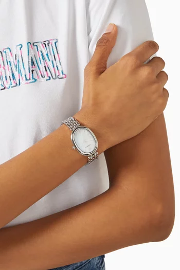 Ophelia Quartz Stainless Steel Watch, 26mm