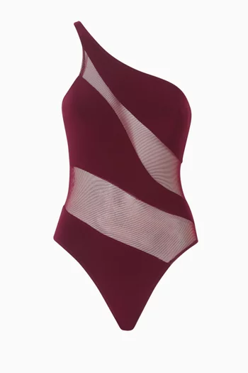 Snake Mesh Mio One-piece Swimsuit