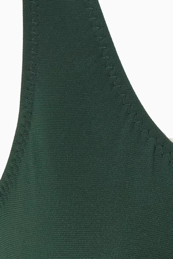 Super-low Back One-piece Swimsuit in Poly Lycra