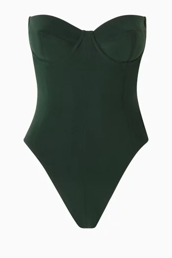 Corset Mio One-piece Swimsuit in Poly Lycra