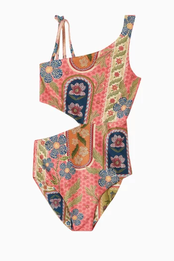 لباس سباحة سفانا فيور قطعة واحدة بوجهين