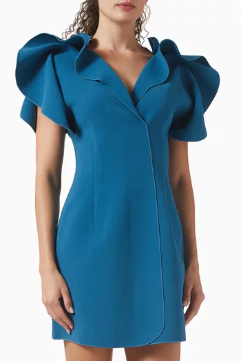 Normanhill Mini Dress in Crepe