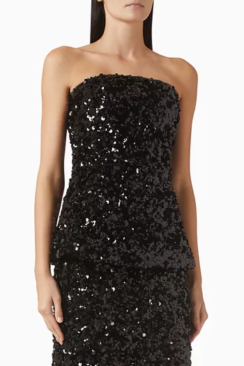 Pipson Sequin-embellished Top