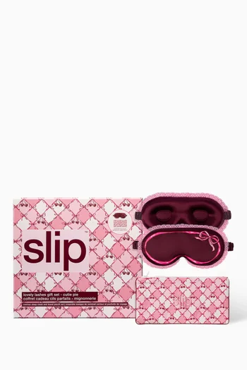 مجموعة هدايا كيوتي باي لوفلي لاشيز حرير، 3 قطع