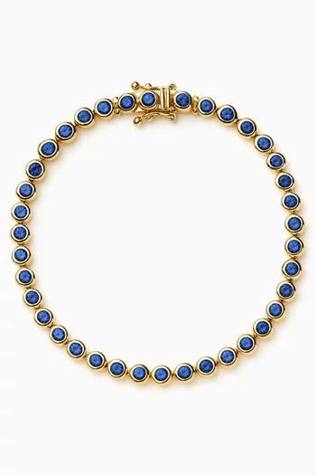 Tennis Bracelet in 18kt Gold Vermeil
