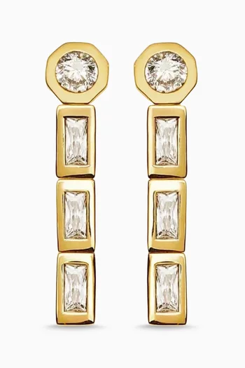 Lucy Williams Tennis Small Drop Earrings