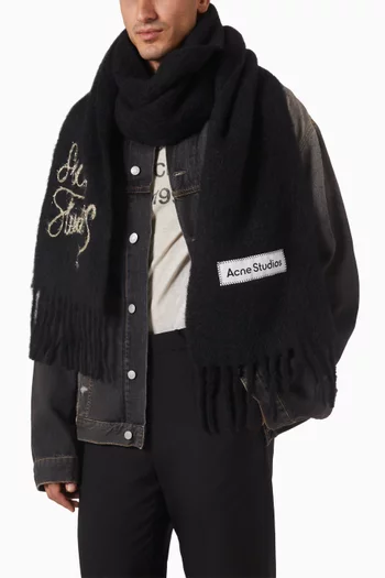 وشاح ثقيل بلونين مزيج ألباكا