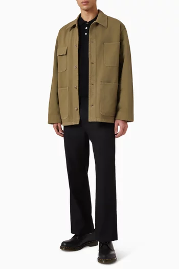 Loose-fit Overshirt Jacket in Cotton