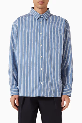 قميص مالو مخطط قطن عضوي