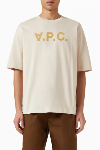 Flocked V.P.C. Regular T-shirt in Cotton