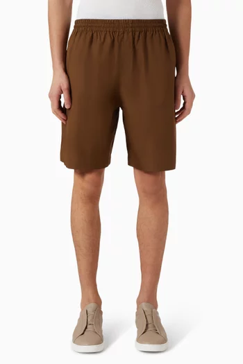 Logo Shorts in Cotton