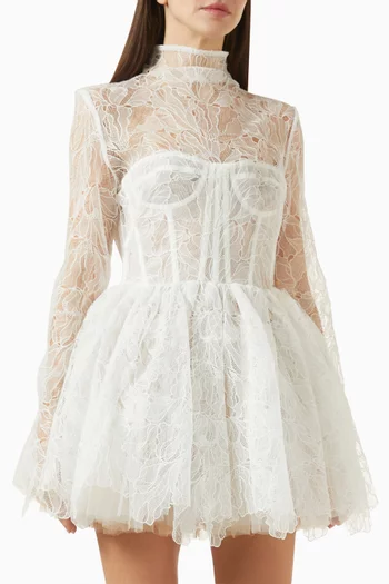 Maraya Arabella Mini Dress in Lace
