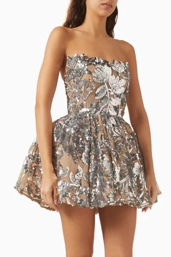 Chloe Sequin-embellished Mini Dress