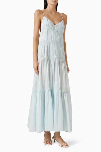 Willow Maxi Dress in Cotton-silk