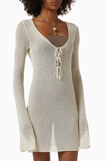 فستان ديفون قصير