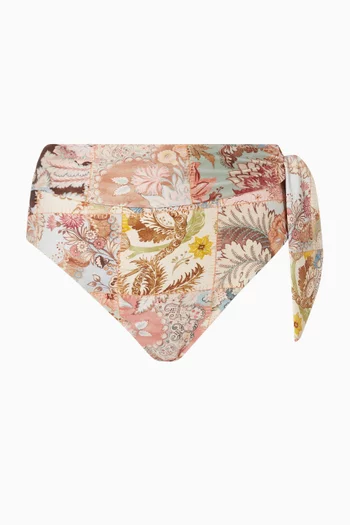 قطعة بيكيني سفلية داي لايت بأربطة وخصر مرتفع